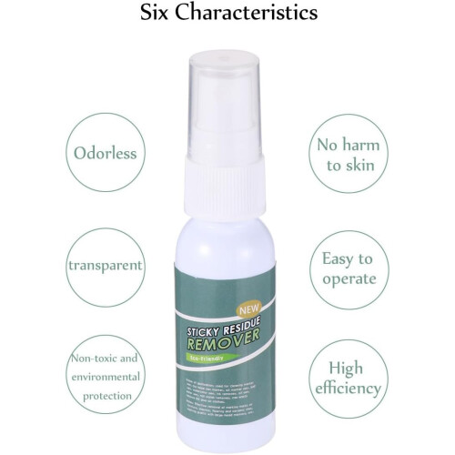30Ml Powerful Sticky Cleaner Spray, High-Efficiency Glue Remover for Car Workshop and Glass Surface Cleaning 1