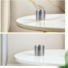 Lot de 4 porte-gobelets en acier inoxydable pour voiture, 10,4 cm x 8,4 cm, pour console centrale de camion.