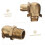 Copper Grease Nipples Assorted Grease Fitting Joint Accessories para ferramentas e máquinas pneumáticas 5
