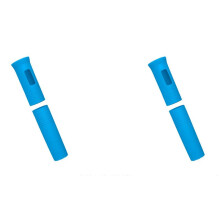 2X Funda Protectora Elástica para Micrófono Inalámbrico, Cubierta con Manejar de Color, Protector Anticaída para Accesorios de Escenario Ktv B