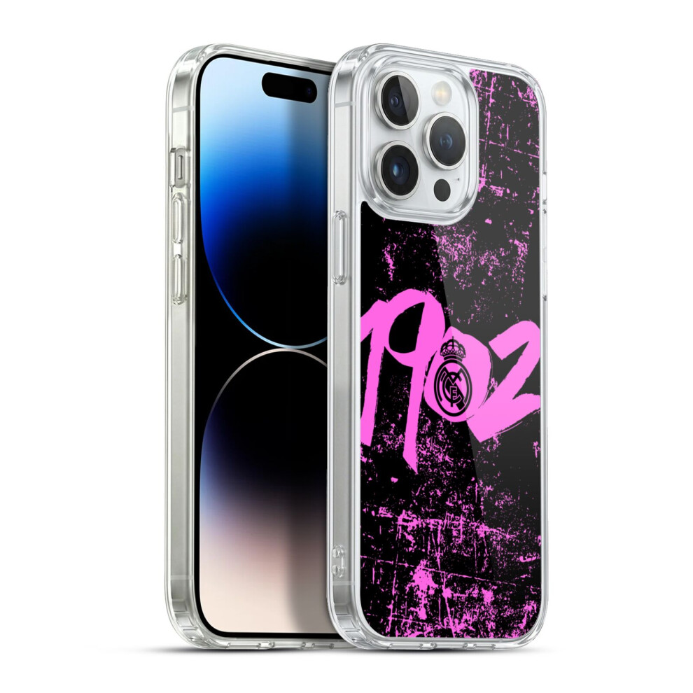 Head Case Designs Officially Licensed Real Madrid Cf Urban 1902 Soft Gel Case For Apple Iphone 13 Pro Max Pink 5063291156455