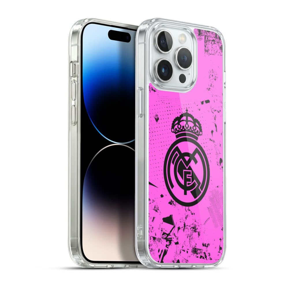Head Case Designs Officially Licensed Real Madrid Cf Urban Soft Gel Case For Apple Iphone 13 Pro Max Pink 5063291156493