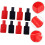 8pairs Practical Car Battery Terminal Covers Insulating Boot Rubber Terminal Safe 3