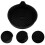 4 sottobicchieri antiscivolo in silicone nero per auto, accessori per auto 8