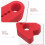 20pcs Car Door Lock Noise Reduction Pad Silicone Soundproof Buffer Quiet Strike Protector 3