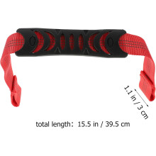 Segurança do carro alça 2pcs vermelho idoso assento do carro apoio de cabeça assistir correia assento traseiro agarre