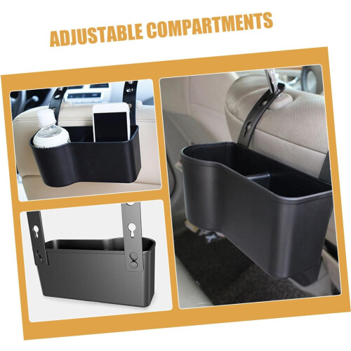 Back Cup Food Holder Adjustable Divider Design Vehicle Headrest Storage Bag 2