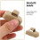 10pcs Car Sun Visor Clips Inner Holder Hook for Makeup Mirror Fixing Bracket Replacement Compatible 3