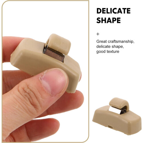 10pcs Car Sun Visor Clips Inner Holder Hook for Makeup Mirror Fixing Bracket Replacement Compatible 2