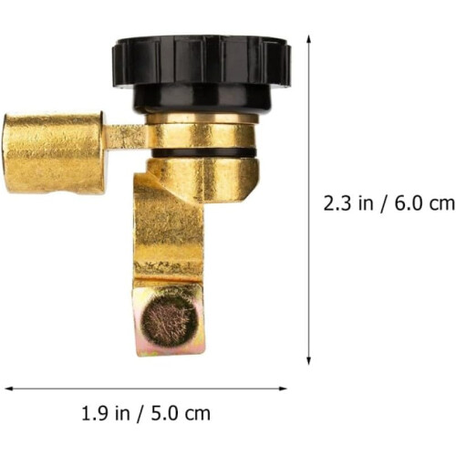 Snel loskoppelen van bootaccu, autoaccuschakelaar, isolator 1