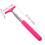 Extendable Pink Car Rearview Mirror Wiper Squeegee Tool for Windshield Cleaning 2