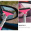 Extendable Pink Car Rearview Mirror Wiper Squeegee Tool for Windshield Cleaning 3