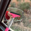 Extendable Pink Car Rearview Mirror Wiper Squeegee Tool for Windshield Cleaning 5