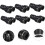 12pcs Three Way Connector Plastic Tracheal Connector Quick-Release for Air Hose Pneumatic Tool 4