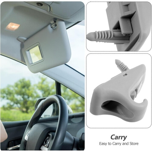 Sun Visor Hook with Firm Fixation for Sunshade Front Window Use Compatible with Hyundai Models 2