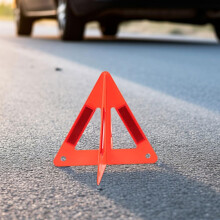 5 ks bezpečnostných trojuholníkov pre automobily, núdzové výstražné statívy, vysoko reflexné výstražné značky na ceste