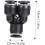 12pcs Three Way Connector Plastic Tracheal Connector Quick-Release for Air Hose Pneumatic Tool 8