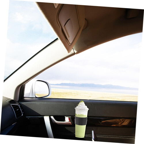 2pcs Car Cup Holder Beverage Bottle Rack Plastic Clip-on Cup Holder 2