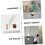 2pcs Car Cup Holder Beverage Bottle Rack Plastic Clip-on Cup Holder 4