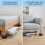 Furniture Risers, Square Stackable Bed Raisers with Nonslip Bottom for Table Desk Couch Chair Sofa 4