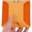 4pcs Yellow Double-sided Reflective Road Studs Plastic Pavement Markers 4