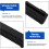 Universal 26cm Black Tail Fin Box para Longboards Surfboard Fin Container Suporte único compatível 8