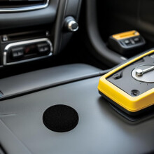 8 sottobicchieri rotondi antiscivolo per auto, tappetini per bevande, rivestimenti per tazze per interni auto, accessori per auto per uomo e donna