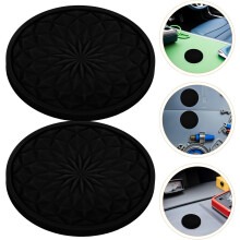8pcs Car Coasters Round Non-Slip Drink Mats Mug Liners for Automotive Interior Use as Car Accessories for Women Men