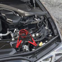 Kraftige startkabler for bilbatteri med heldekkende klemmedeksel 1000A startkabler