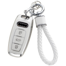 Autoschlüsselhülle mit Schlüsselanhänger   Audi D