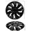 15 polegadas tampa do hub da roda tampa da jante Hubcaps plástico robusto auto acessórios exteriores 2