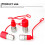 Hydraulic Quick Connector Dust Caps 2 Sets 1/2 NPT Flat Face Coupler Dust Covers PVC Material 6
