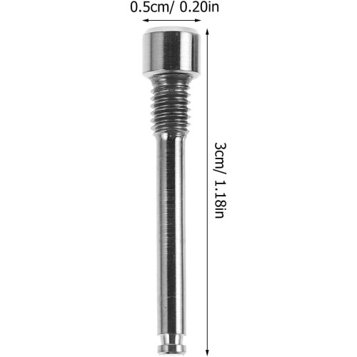 Titanium schijfrempinnen en borgveerclips, set van 4 stuks. 1