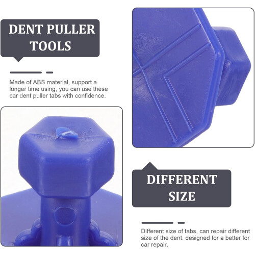 Car Dent Puller Kit 18pcs with Suction Cups and Pull Tabs Paintless Dent Removal Tool Set 2