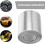 2pcs Toilet Paper Insert Retractable Paper Roller with Spring Loaded Design Plastic Replacement 8