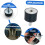 8 st vibrationsgummifästeisolator för luftkompressor gummigenomföring vibrationsdämpningskuddar 3