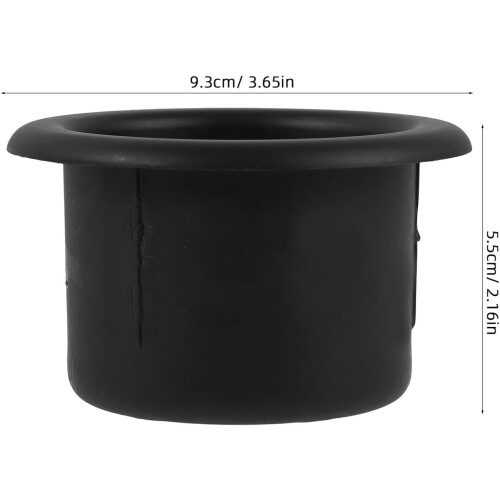 2pcs RV Cup Holder Inserts 72mm Bottom Hole Anti-Spill Car Cup Holder Replacement 1