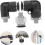 Acessórios do conector pneumático 12pcs Conecte os acessórios da mangueira de ar 8