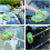 4er-Pack Billard-Dreifingerhandschuhe, elastisch, schweißabsorbierend 2
