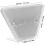 Reflective Delineator Road Marker Single Bracket High Brightness White Trapezoid Shape Reflector 2