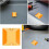 12pcs Yellow Double-sided Reflective Lane Markers Road Studs Plastic Raised Pavement Reflectors 3
