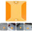 12pcs Yellow Double-sided Reflective Lane Markers Road Studs Plastic Raised Pavement Reflectors 7