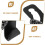 2pcs Rhinestone Car Hooks Bow Headrest Hook Plastic Organizer 3