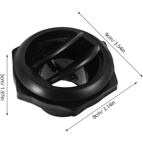 2Pcs Rv Air Conditioning Vent Round Outlet Duct Multi-Directional Ceiling Vent for Caravan 1