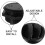 2Pcs Rv Air Conditioning Vent Round Outlet Duct Multi-Directional Ceiling Vent for Caravan 8