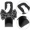 2pcs Rhinestone Car Hooks Bow Headrest Hook Plastic Organizer 8