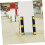 2pcs Rubber Corner Guards Reflective Wall Corner Protector 600x100x10mm 7