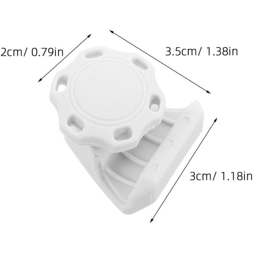 4pcs Helmet Fasteners Visor Clips Football Visor Replacement Clips Secure Attachment 1