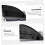 Car Window Shade Set with Mosquito Screen Front and Rear Window Sunshade Covers 3