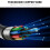 Car Cigar Lighter Conversion Cable Lightweight Strong Flexibility Assorted Color Abs Copper 4